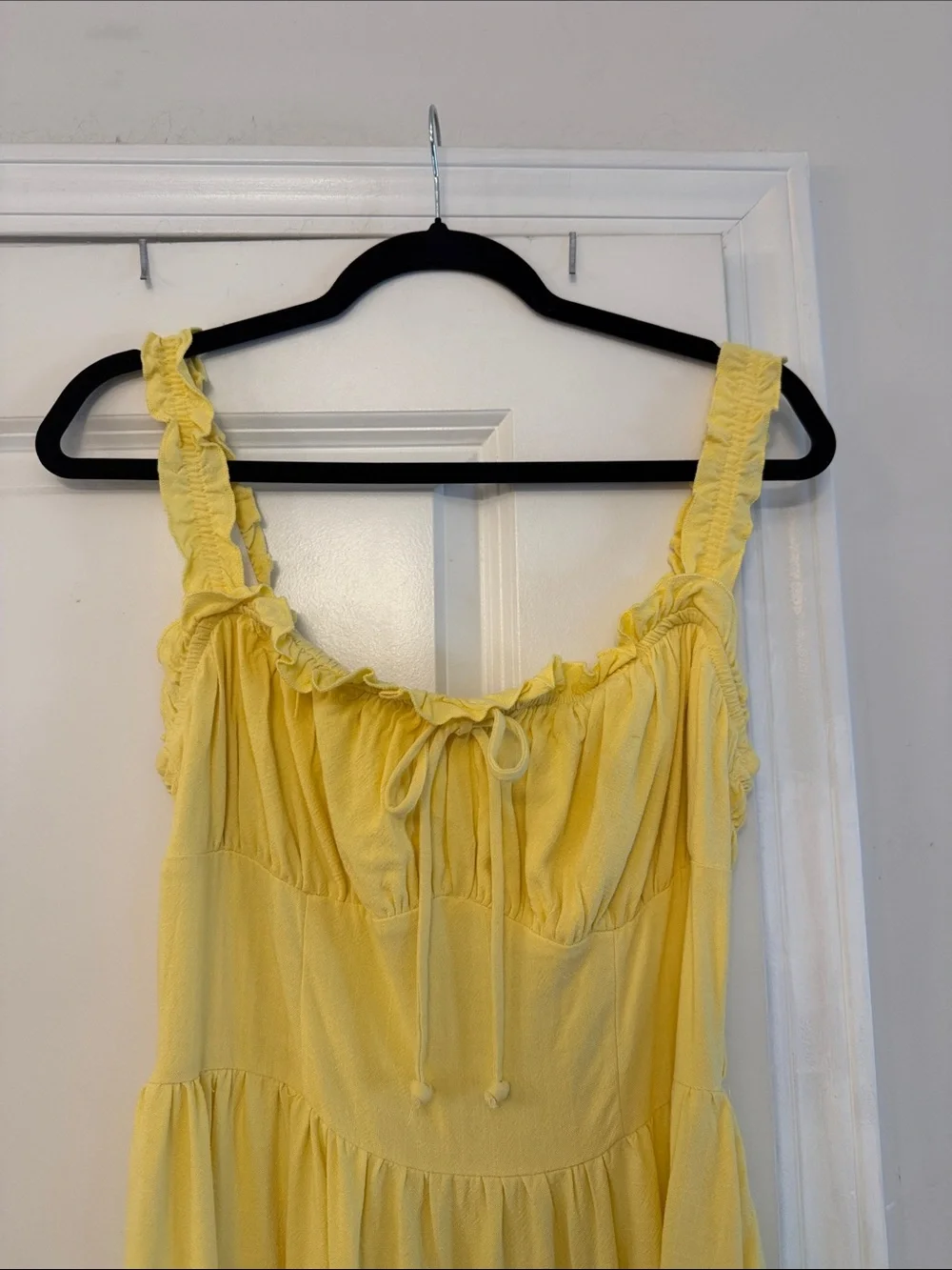 Yellow Ruffled Sundress - Picture 2 of 3